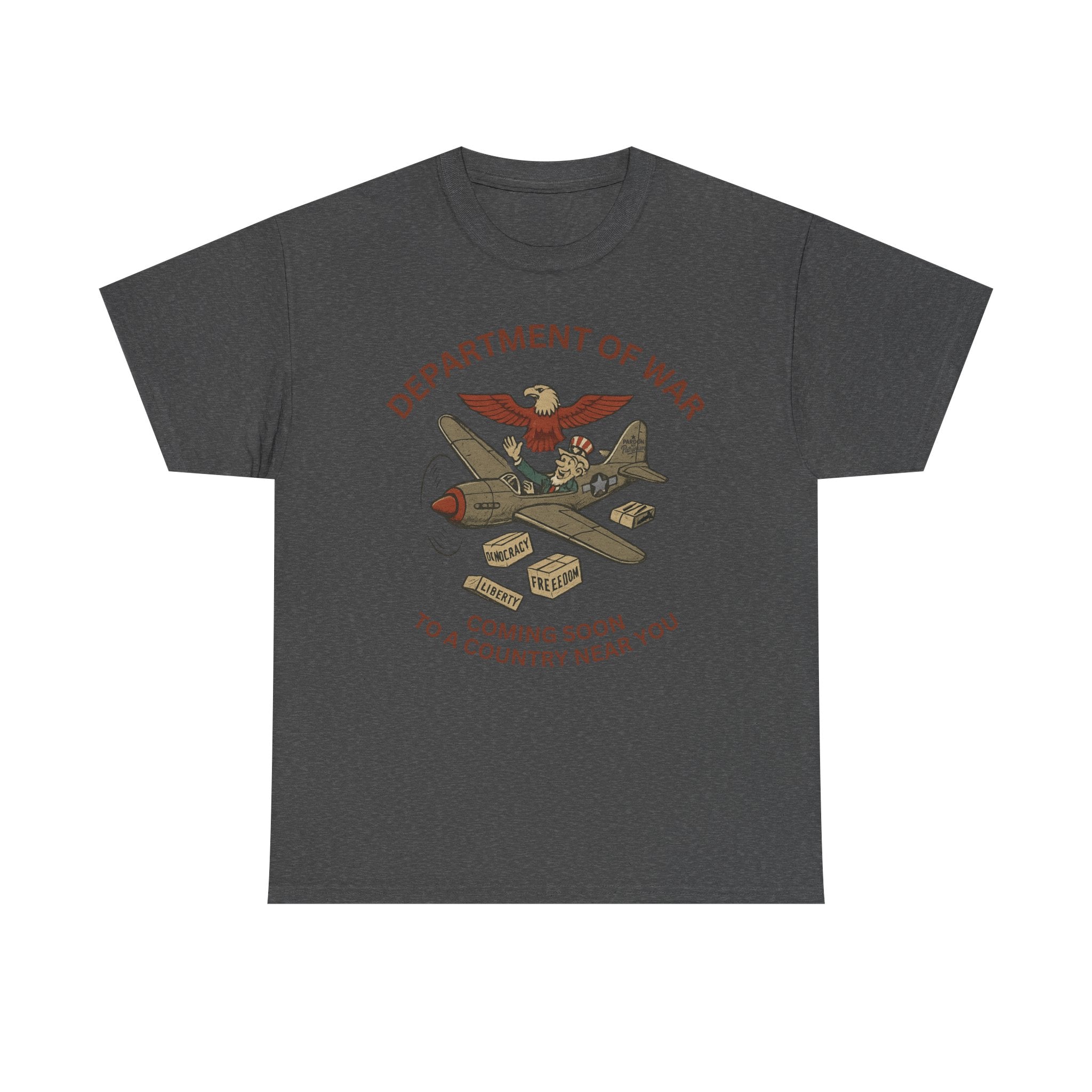 Department of War T-Shirt | Vintage Military-Inspired T-Shirt Casual Wear, Unisex Heavy Cotton Tee, Retro Shirt