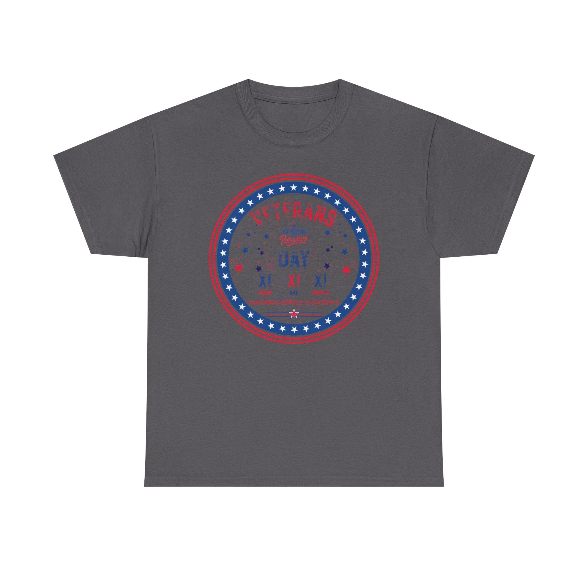 Veterans Day T-Shirt (Full-Color) | Unisex American Pride | Heavy Cotton Unisex Heavy Cotton Veterans Tribute Tee
