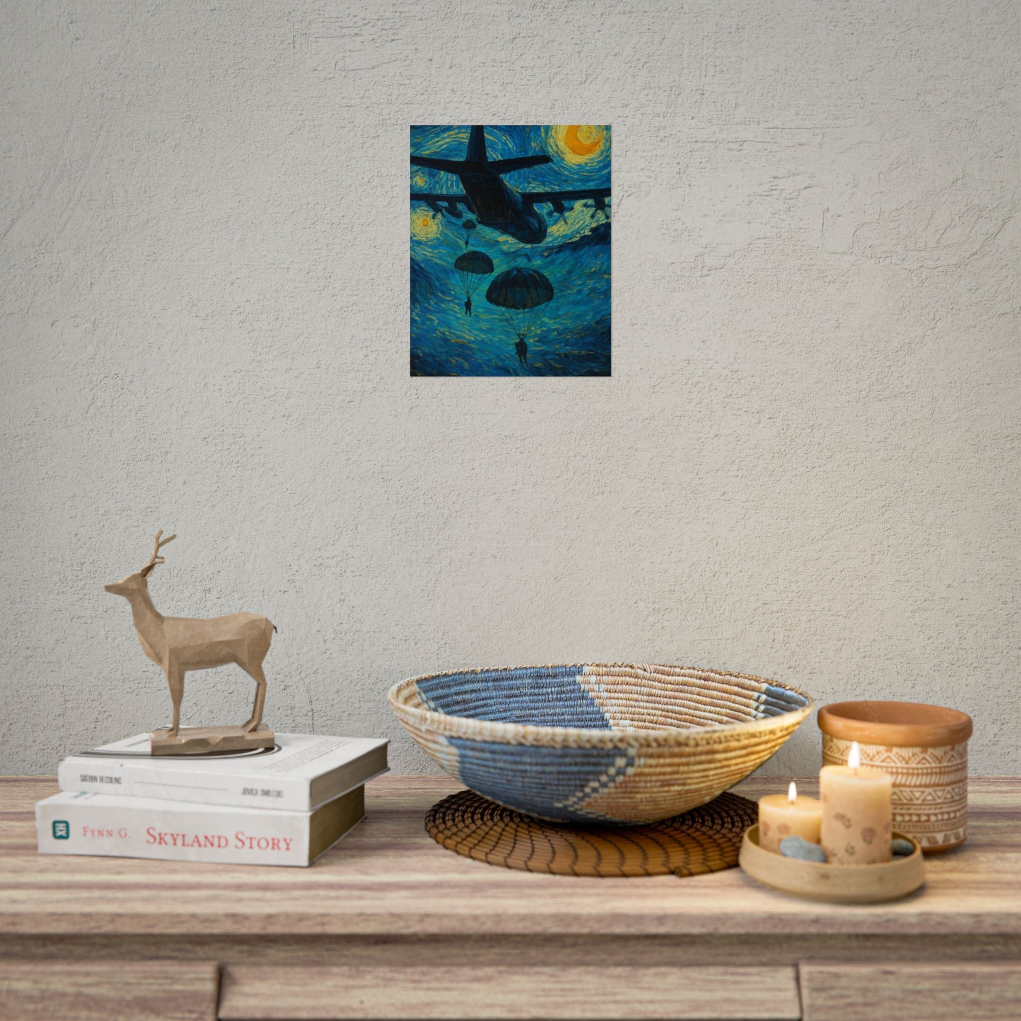 Midnight Descent | Rolled Poster - Pardon My Patriotism Patriotic Wall Art