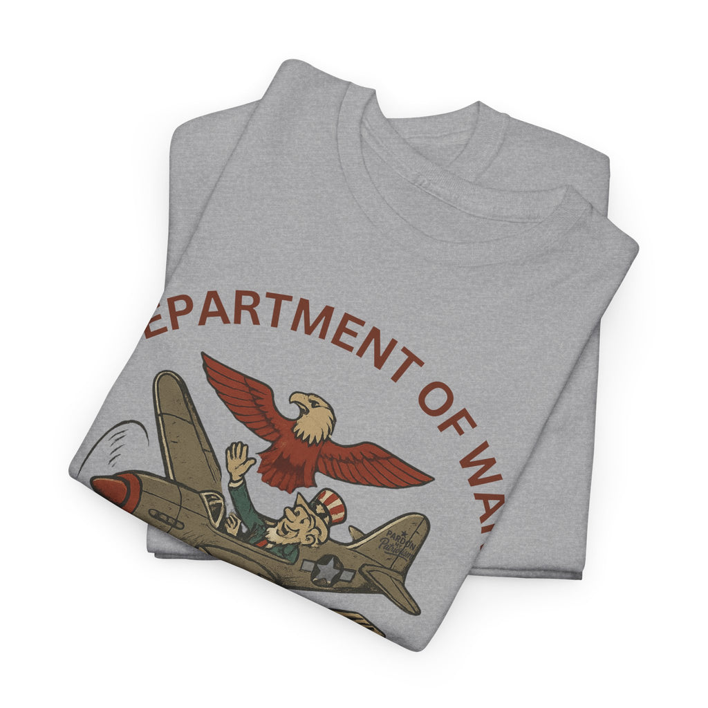 Department of War T-Shirt | Vintage Military-Inspired T-Shirt Casual Wear, Unisex Heavy Cotton Tee, Retro Shirt