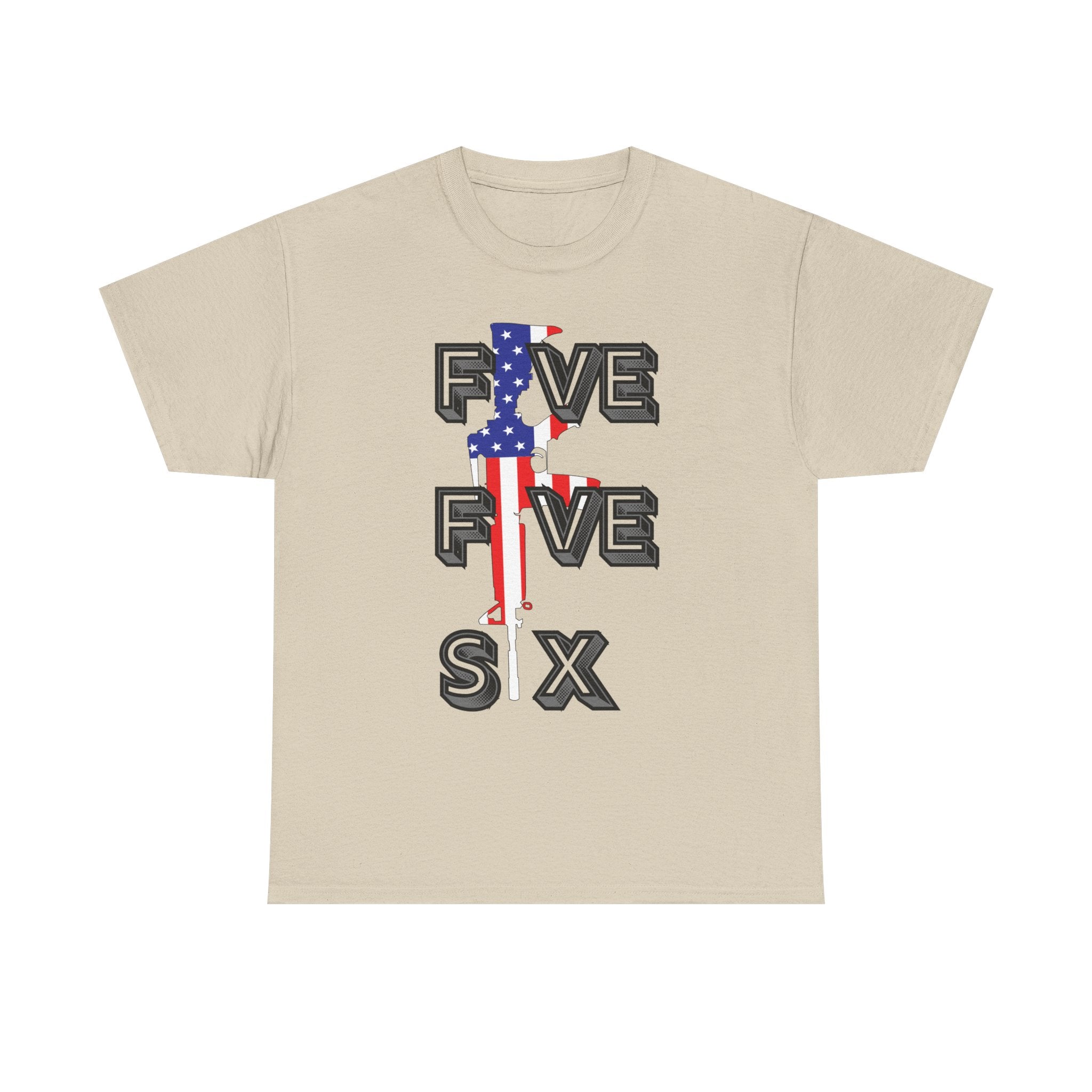 FIVE FIVE SIX T-Shirt | A Salute to American Precision Patriotic Graphic Tee