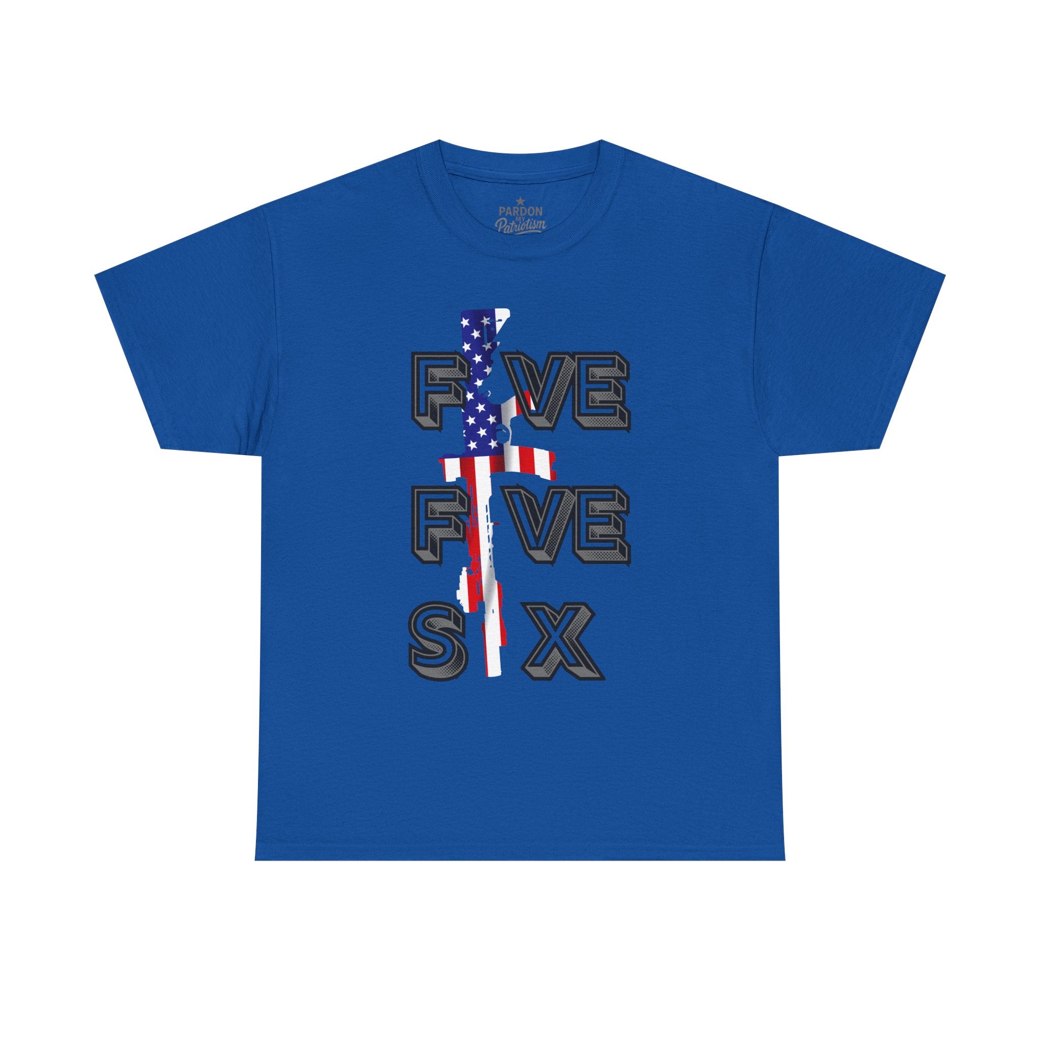 FIVE FIVE SIX T-Shirt | A Salute to American Precision Patriotic Graphic Tee