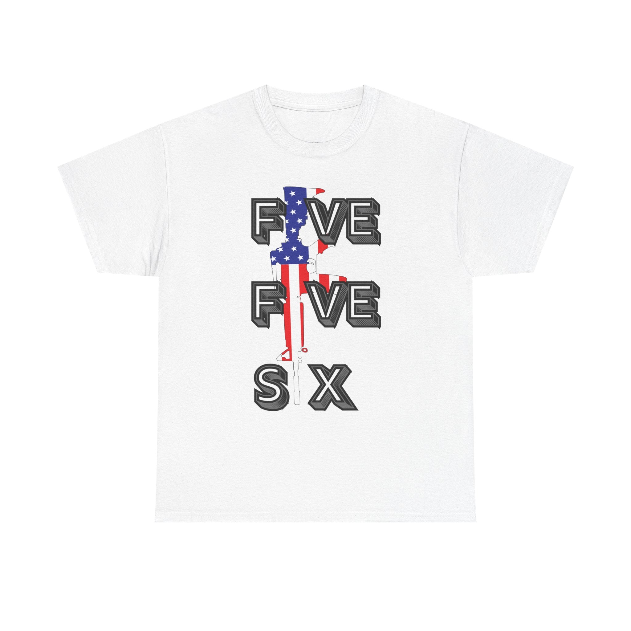 FIVE FIVE SIX T-Shirt | A Salute to American Precision Patriotic Graphic Tee