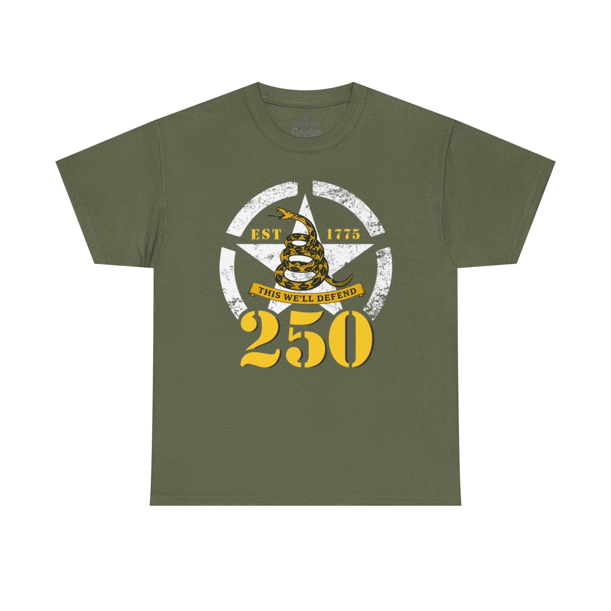 LIMITED Army 250th T-Shirt | Unisex American Pride | Heavy Cotton Unisex Heavy Cotton Military Tribute Tee