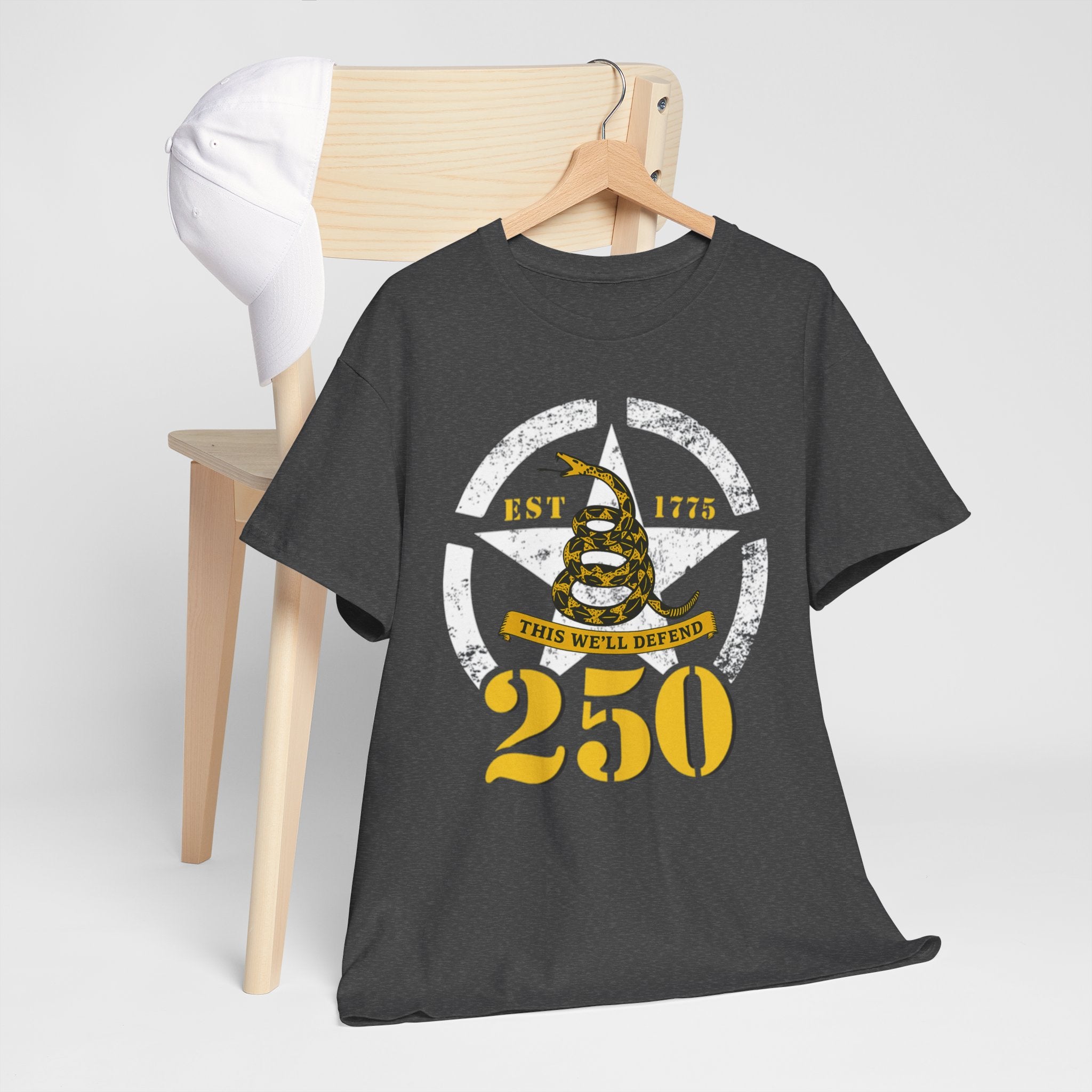 Army 250th T-Shirt | Unisex American Pride | Heavy Cotton Unisex Heavy Cotton Military Tribute Tee