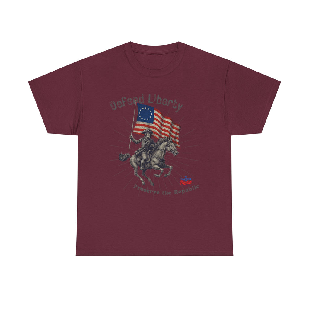 Defend Liberty – Preserve the Republic T-Shirt | Patriotic Liberty Tee