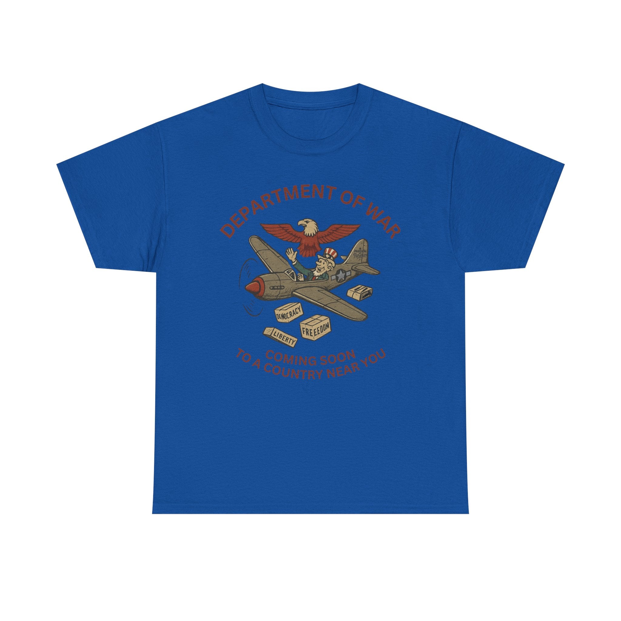 Department of War T-Shirt | Vintage Military-Inspired T-Shirt Casual Wear, Unisex Heavy Cotton Tee, Retro Shirt