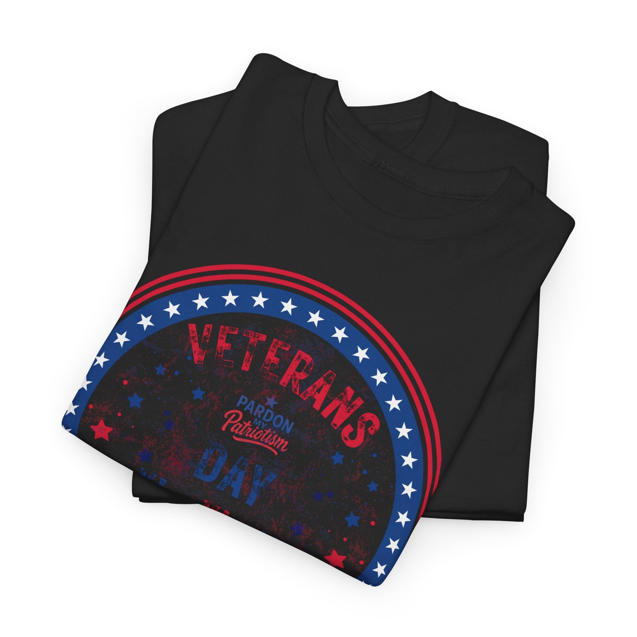 Veterans Day T-Shirt (Full-Color) | Unisex American Pride | Heavy Cotton Unisex Heavy Cotton Veterans Tribute Tee