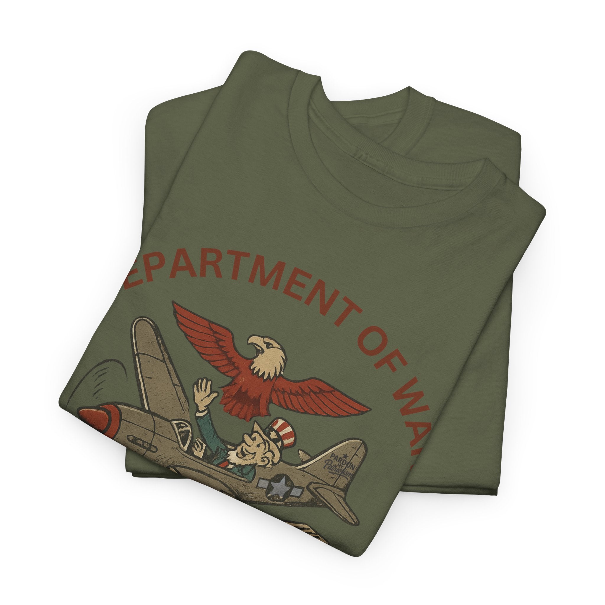Department of War T-Shirt | Vintage Military-Inspired T-Shirt Casual Wear, Unisex Heavy Cotton Tee, Retro Shirt