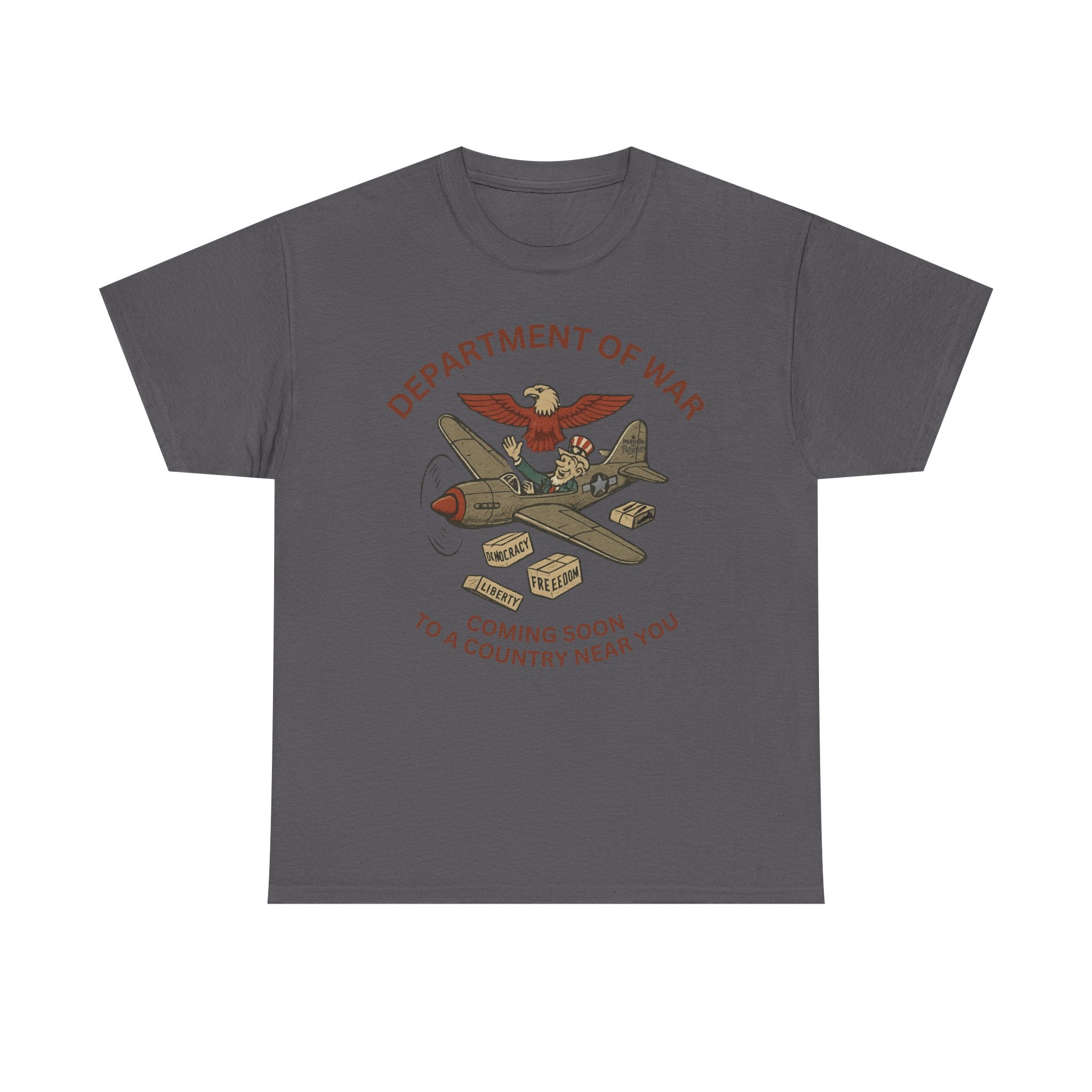 Department of War T-Shirt | Vintage Military-Inspired T-Shirt Casual Wear, Unisex Heavy Cotton Tee, Retro Shirt