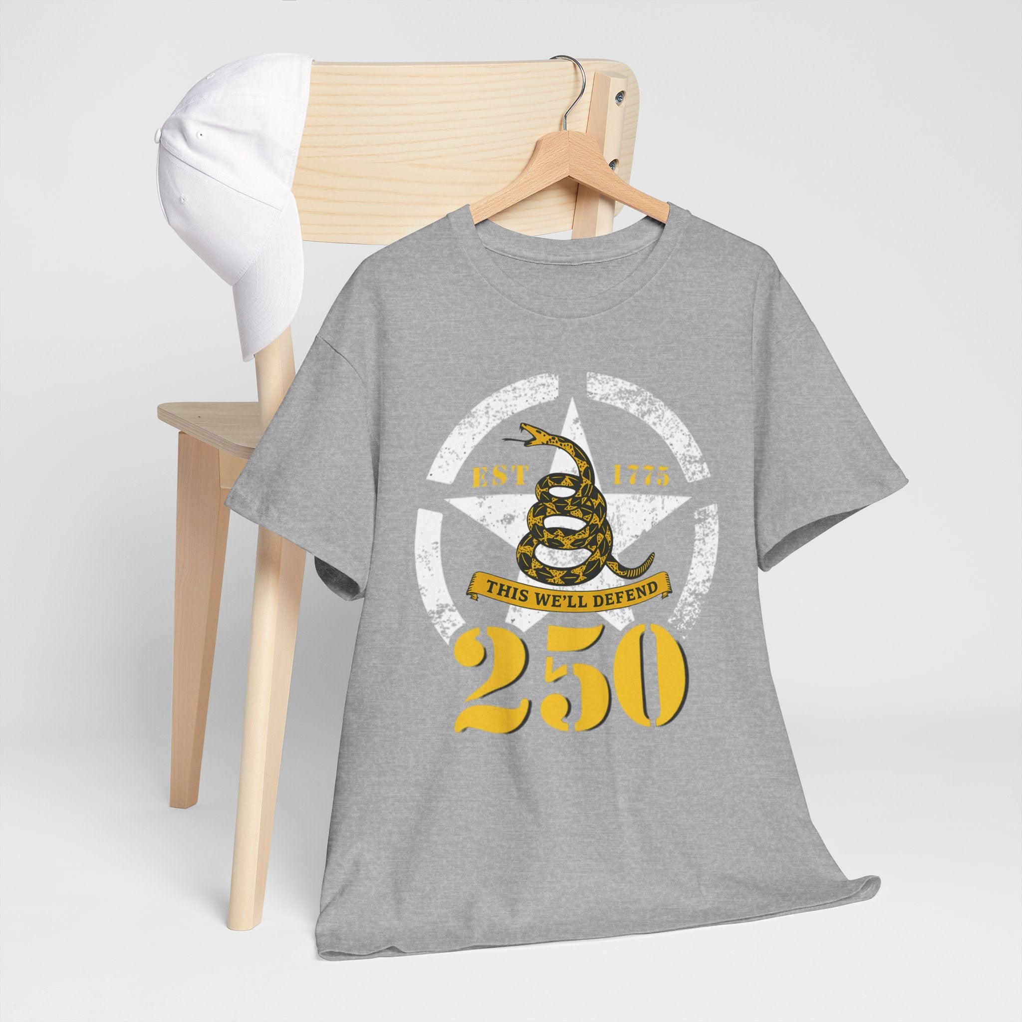 Army 250th T-Shirt | Unisex American Pride | Heavy Cotton Unisex Heavy Cotton Military Tribute Tee