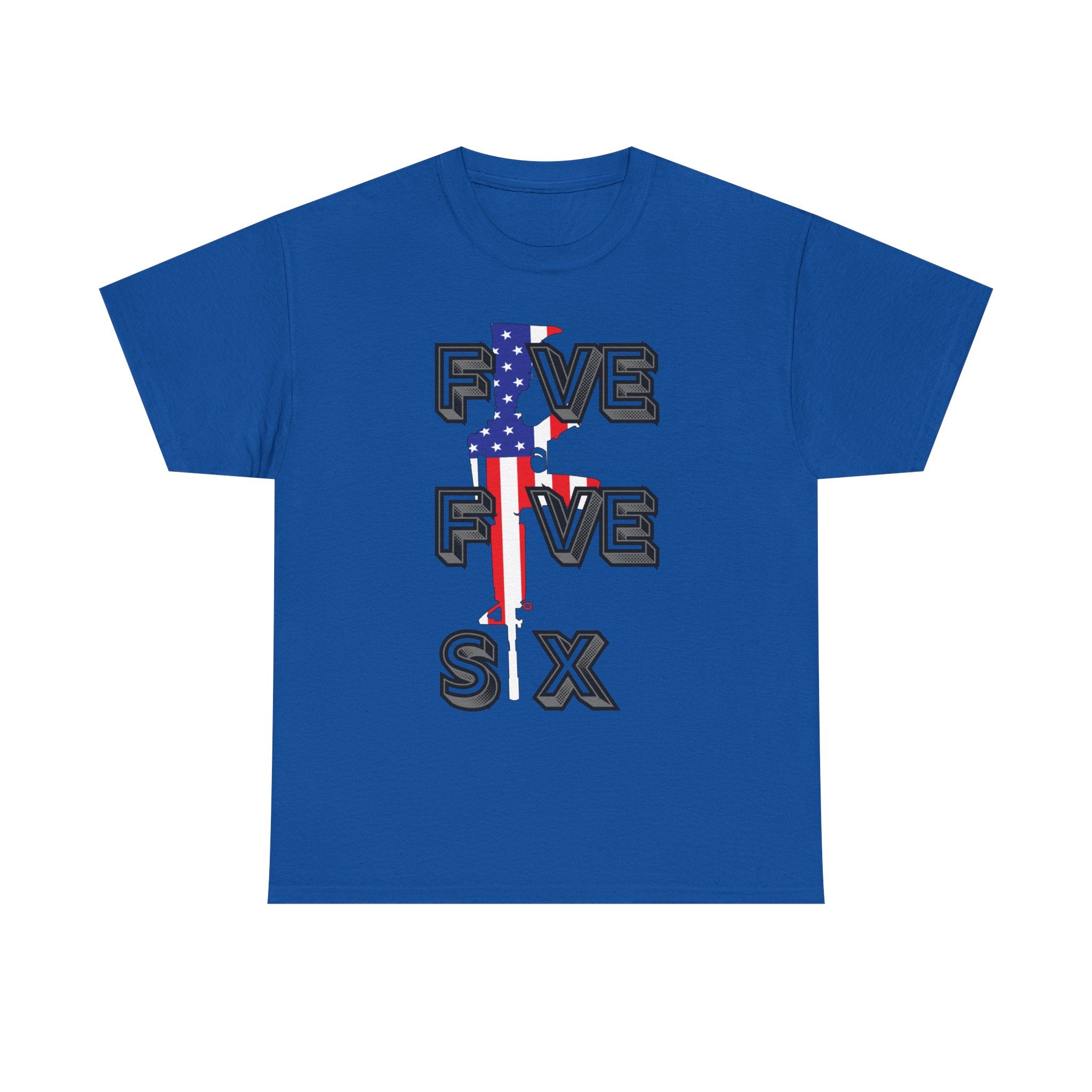 FIVE FIVE SIX T-Shirt | A Salute to American Precision Patriotic Graphic Tee