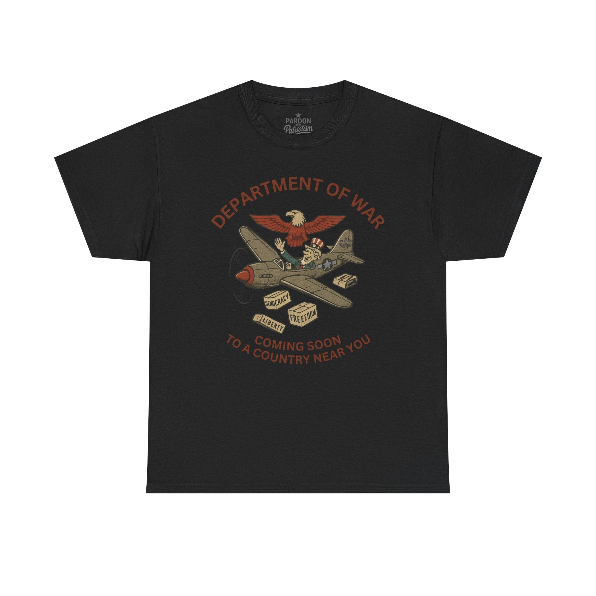 Department of War T-Shirt | Vintage Military-Inspired T-Shirt Casual Wear, Unisex Heavy Cotton Tee, Retro Shirt