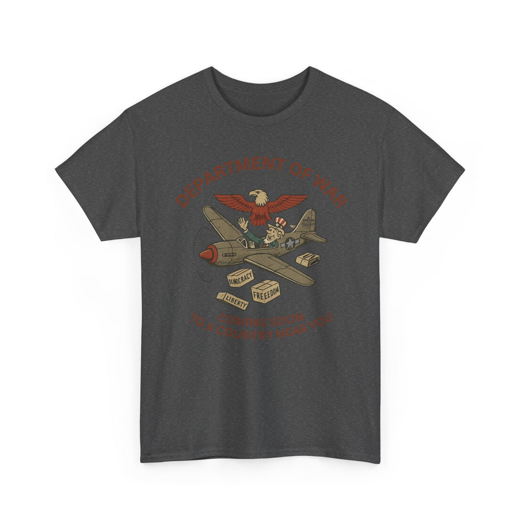 Department of War T-Shirt | Vintage Military-Inspired T-Shirt Casual Wear, Unisex Heavy Cotton Tee, Retro Shirt