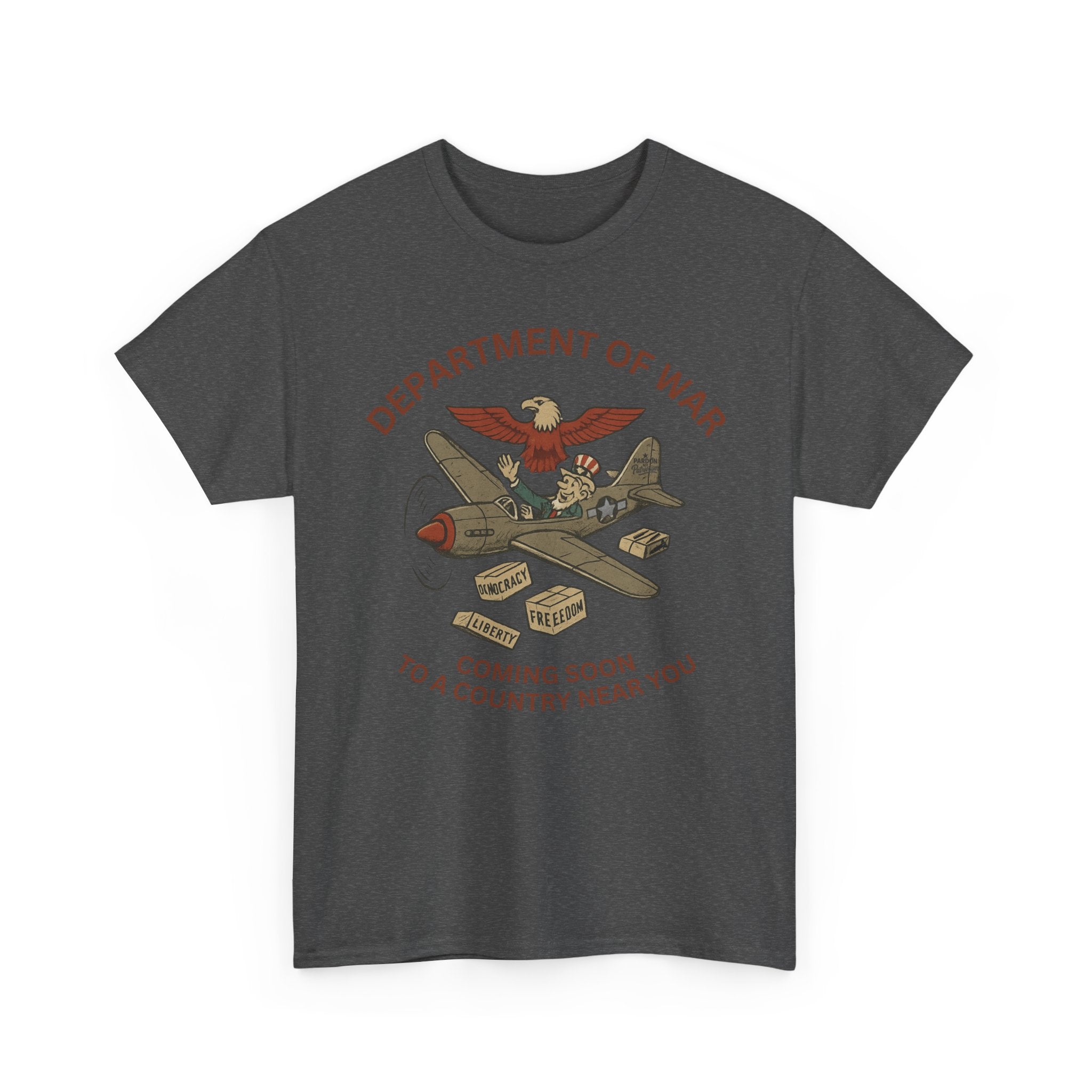 Department of War T-Shirt | Vintage Military-Inspired T-Shirt Casual Wear, Unisex Heavy Cotton Tee, Retro Shirt