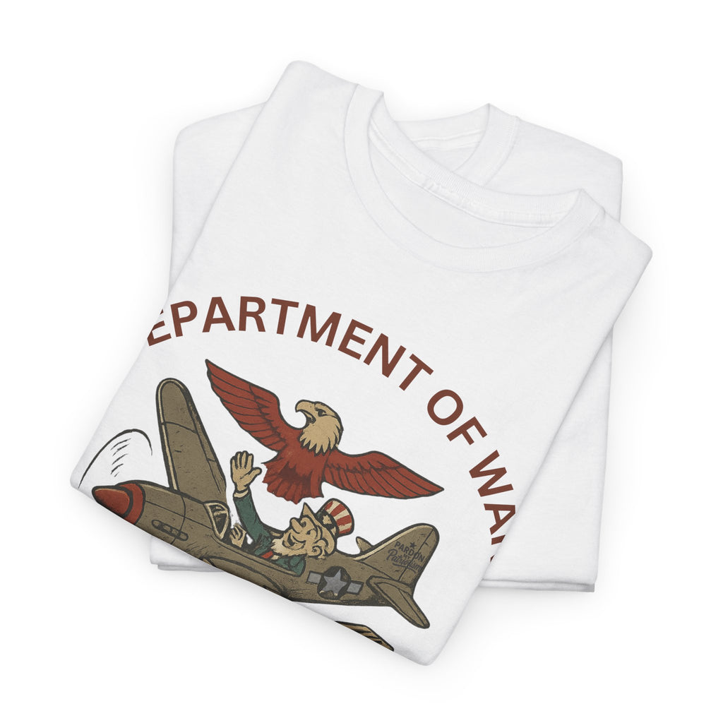 Department of War T-Shirt | Vintage Military-Inspired T-Shirt Casual Wear, Unisex Heavy Cotton Tee, Retro Shirt