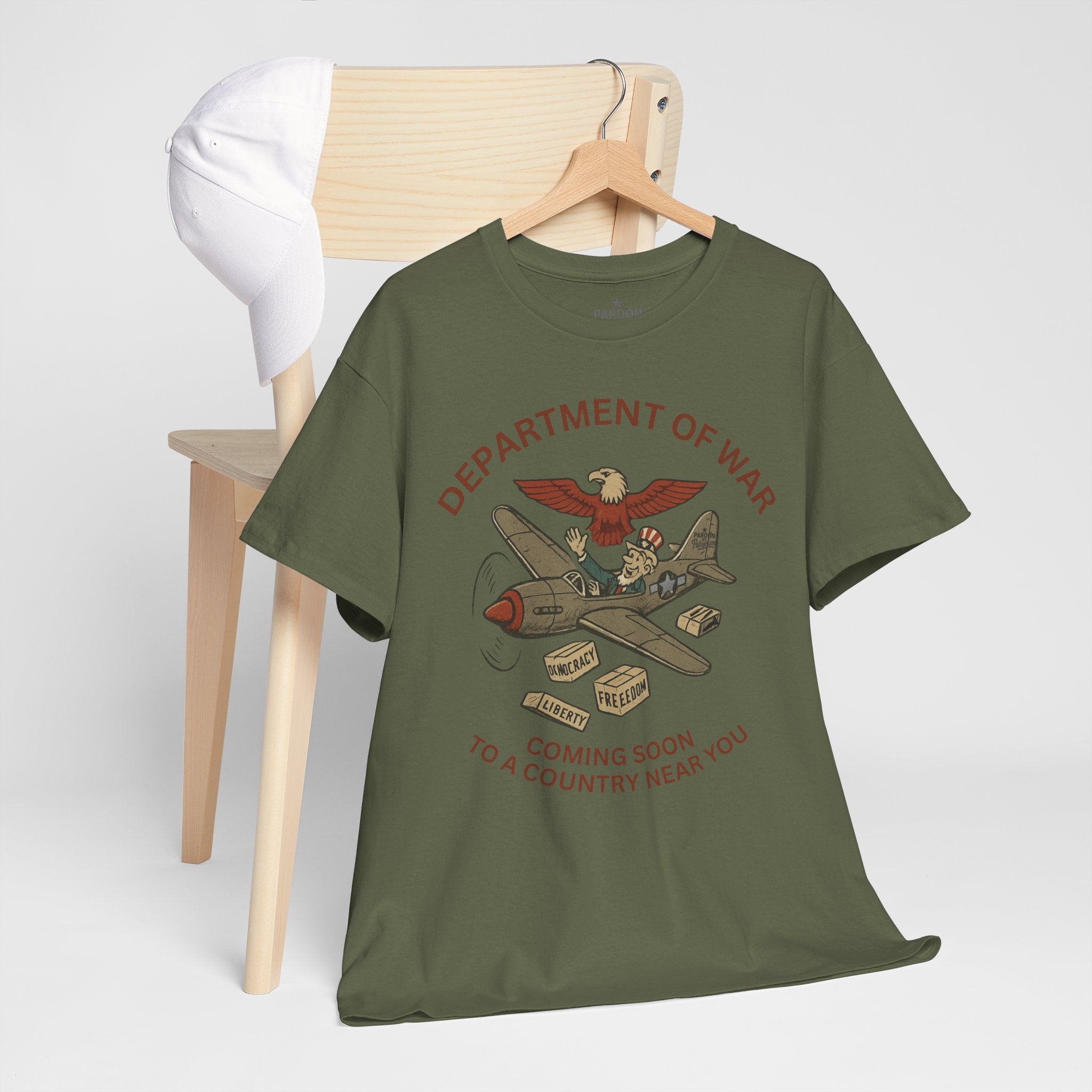 Department of War T-Shirt | Vintage Military-Inspired T-Shirt Casual Wear, Unisex Heavy Cotton Tee, Retro Shirt