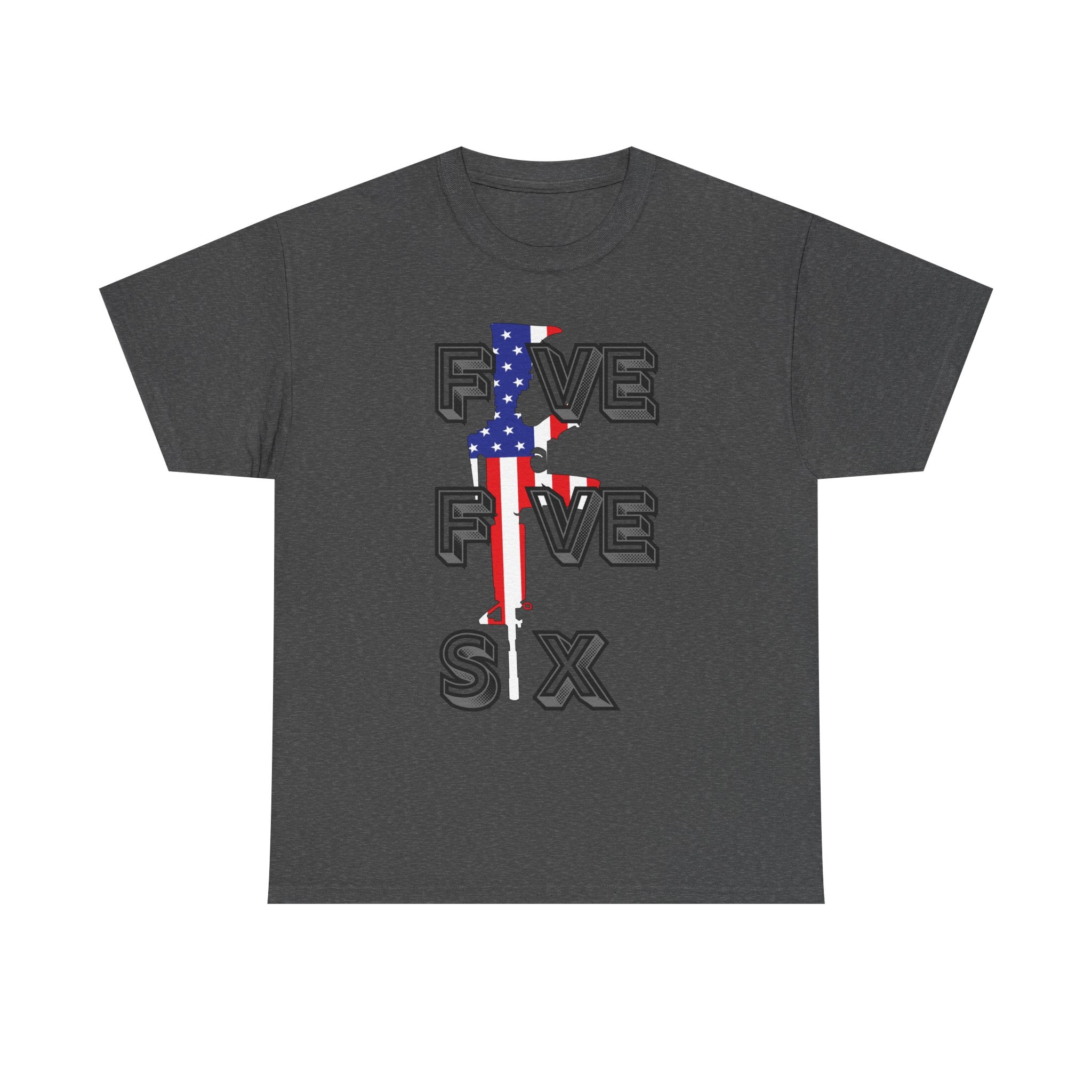 FIVE FIVE SIX T-Shirt | A Salute to American Precision Patriotic Graphic Tee