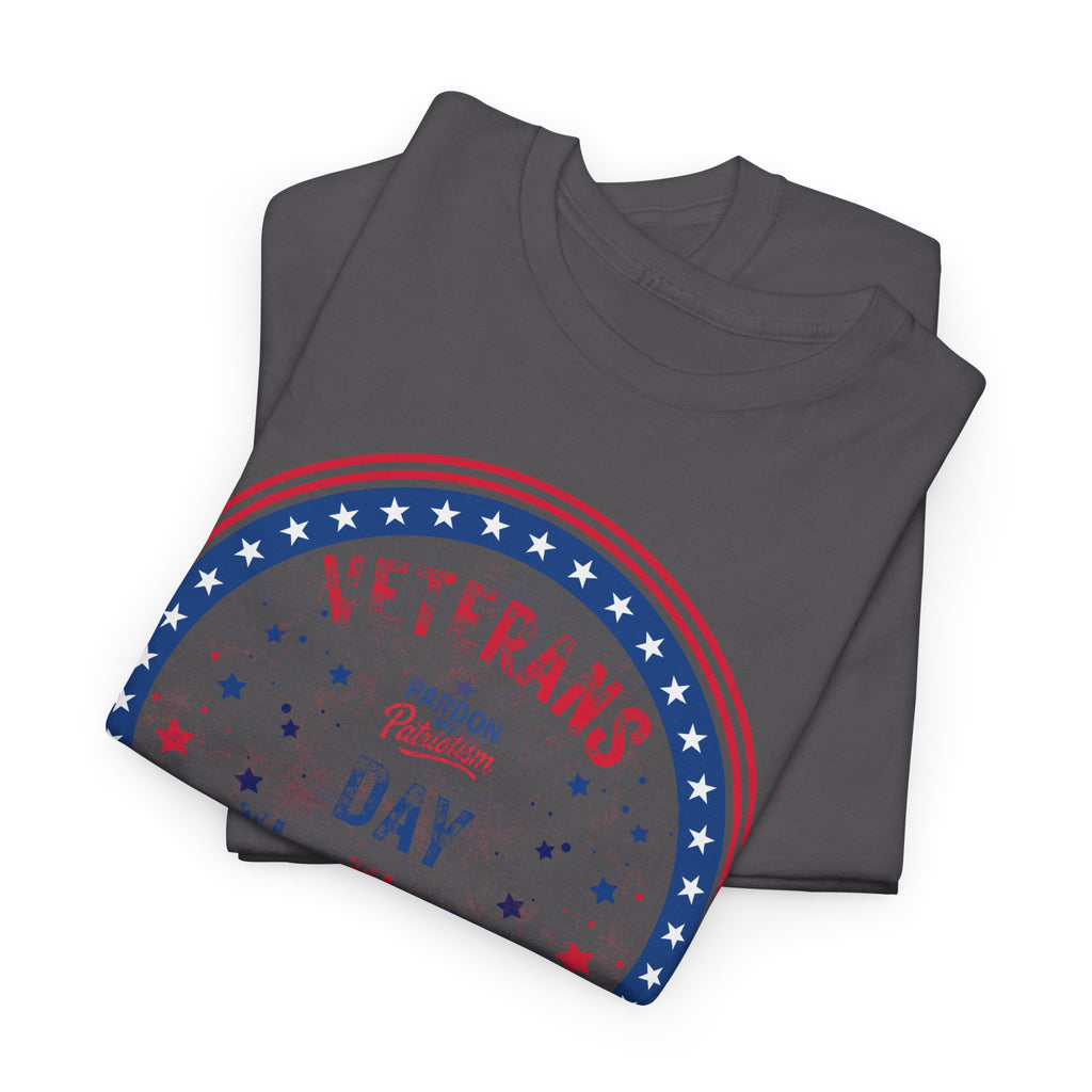 Veterans Day T-Shirt (Full-Color) | Unisex American Pride | Heavy Cotton Unisex Heavy Cotton Veterans Tribute Tee