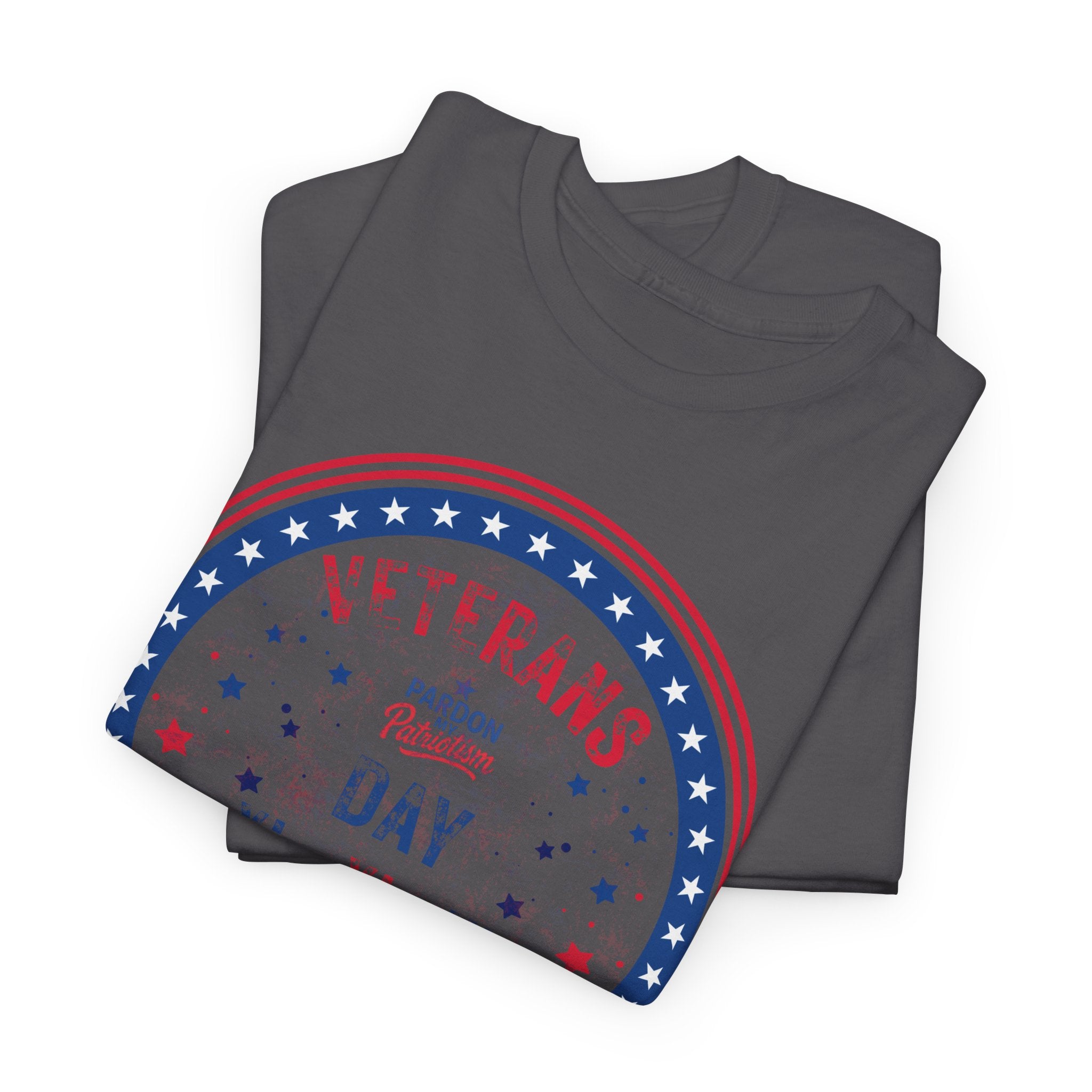 Veterans Day T-Shirt (Full-Color) | Unisex American Pride | Heavy Cotton Unisex Heavy Cotton Veterans Tribute Tee